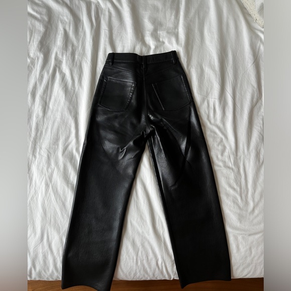 Wilfred The Melina Pant (Vegan Leather) - High waisted, Regular Length - Picture 3 of 4